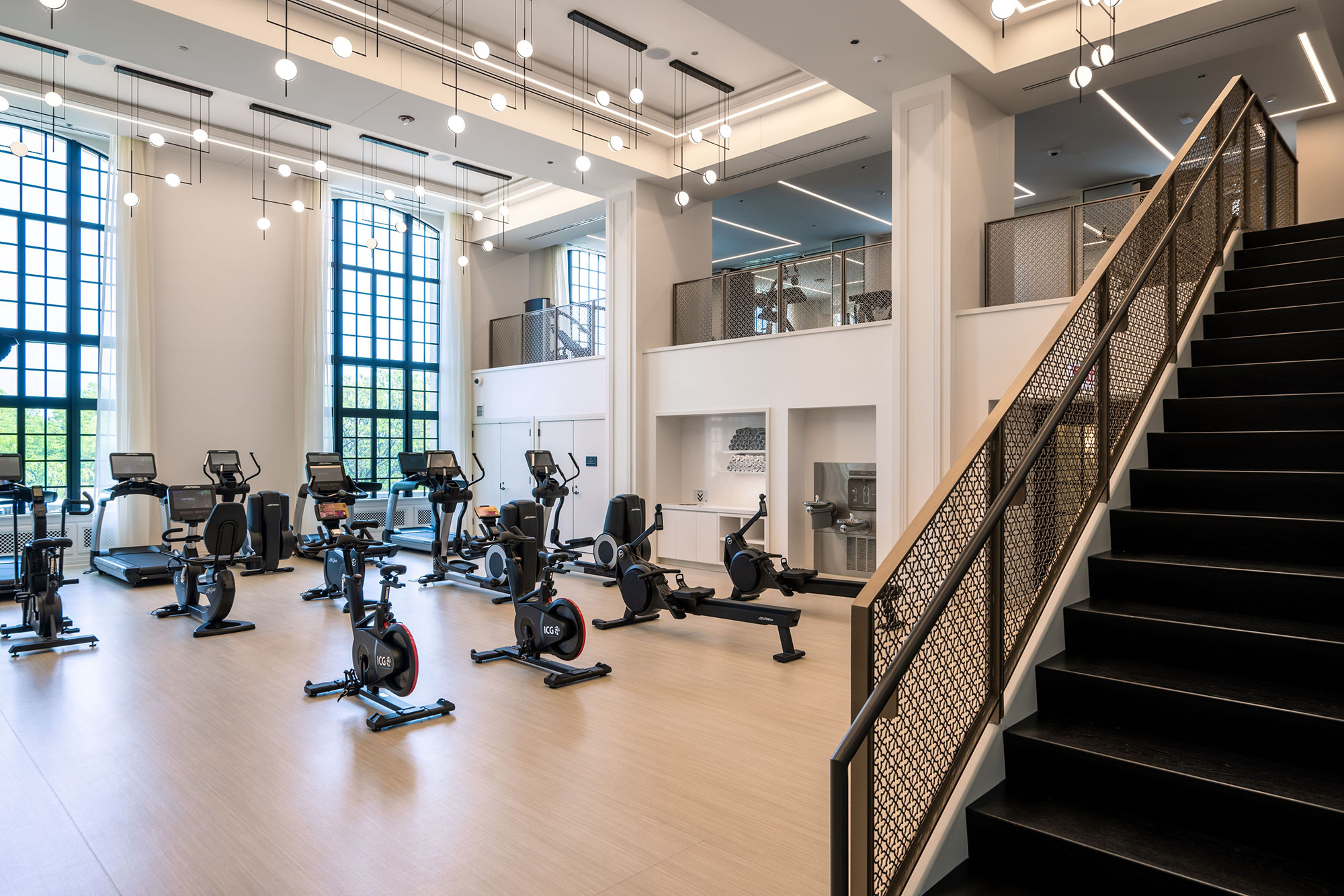 Belden-Stratford Luxury Apartments fitness center
