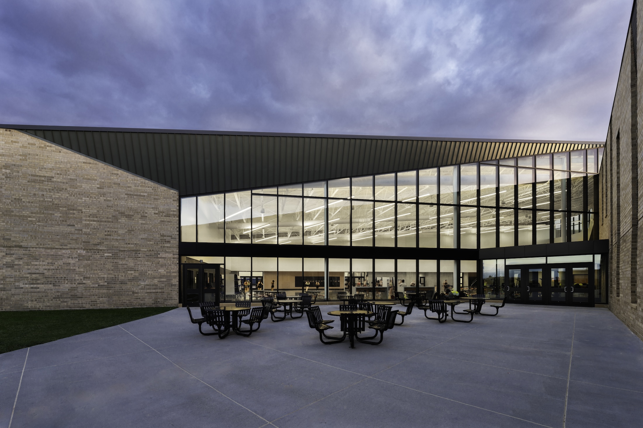 Westview High School in Omaha, Neb., includes a YMCA to share facilities and connect with the broader community Photo: James Steinkamp Photography, courtesy Perkins&Will