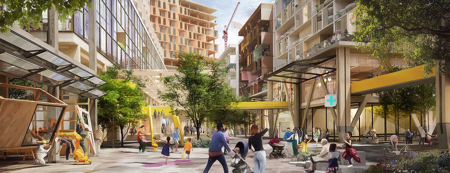Toronto's Quayside Innovation District rendering
