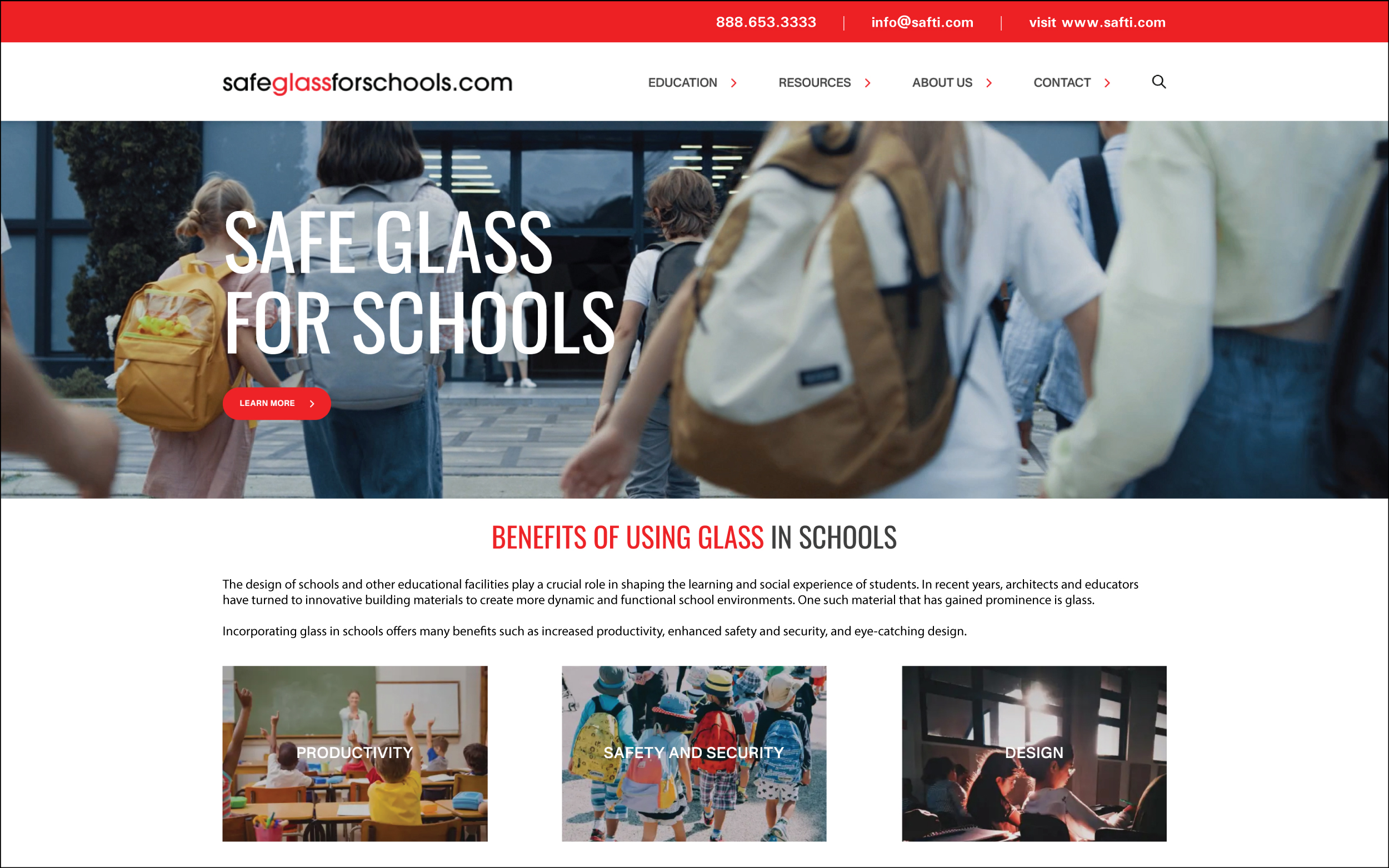 Safeglassforschools.com