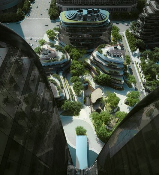 The plans for Chaoyang Park Plaza were floated two years ago, and now the design