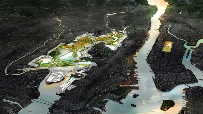 New Meadowlands: Productive City + Regional Park by MIT CAU + ZUS + URBANISTEN. 