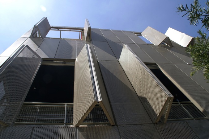 Vertical Fins Screen Buildings & Reduce Solar Glare