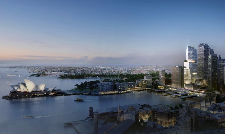 The 200-meter mixed-use high-rise will be located near Jrn Utzon's iconic Opera