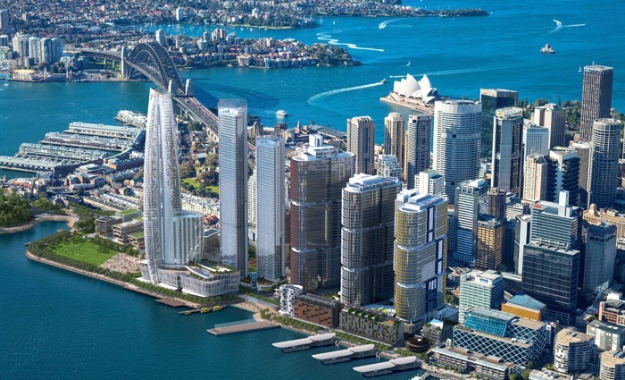 Developers confirm Renzo Piano’s contribution in Sydney harbor overhaul
