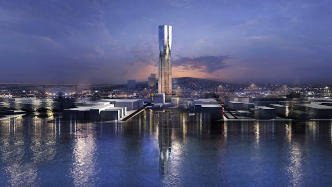 The tower, called Polstjrnan, or "The Pole Star," is to be built in Gothenburg,