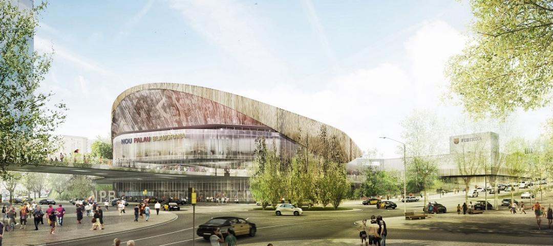 Barcelona hoops arena will rattle opponents with “wall” of raucous fans