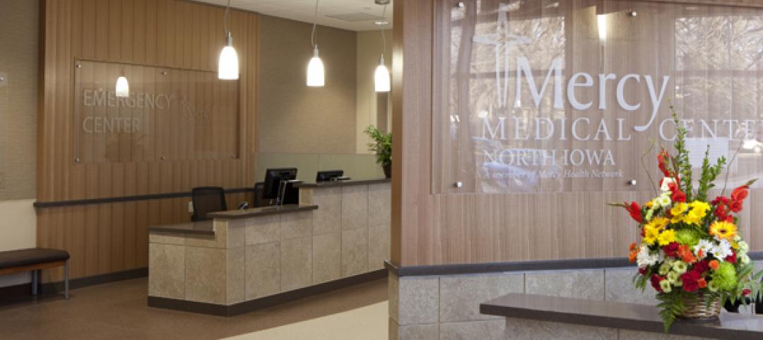 The 25,493-sf Emergency Department at Mercy Medical Center-North Iowa was built 