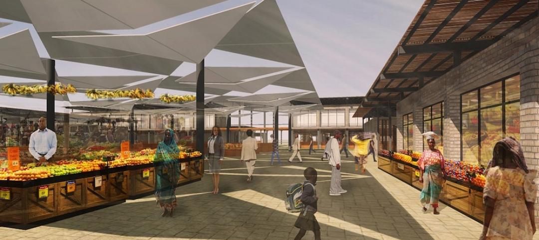 PAB Architects designs marketplace to centralize Senegal street vending