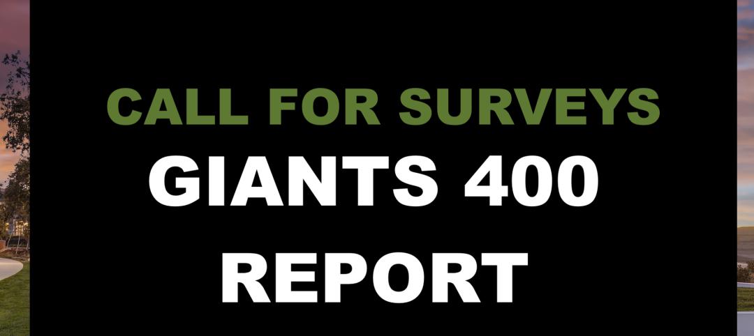 Call for surveys: 2023 Giants 400 Report from Building Design and Construction