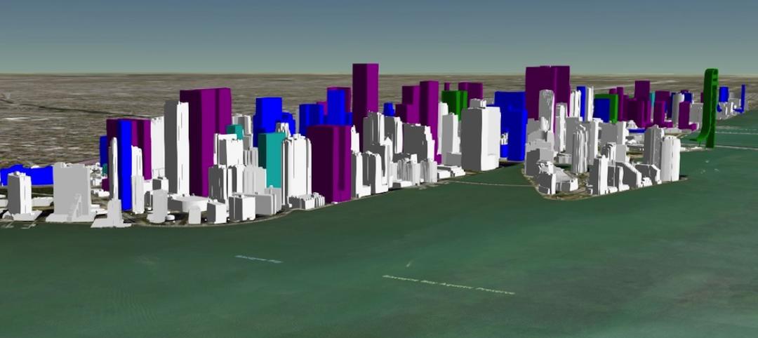 Interactive map shows present and future Miami skyline