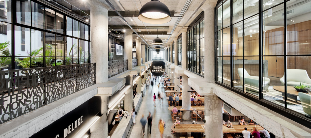 The food court at 401 Park, in Boston. Photo: c Connie Zhou
