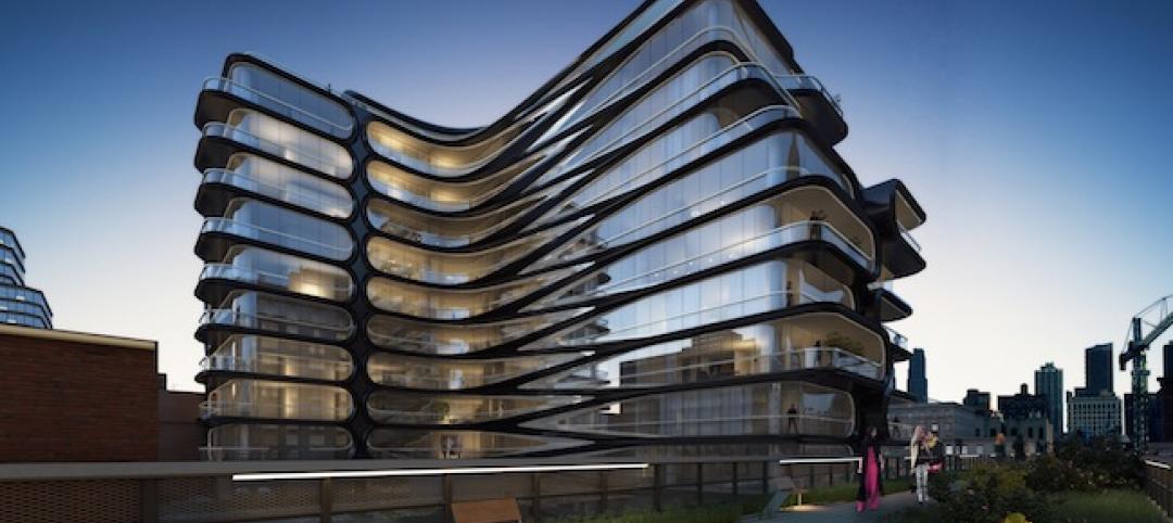 520 West 28th Street. Rendering courtesy of Related Companies and Zaha Hadid Arc