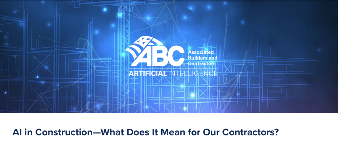 ABC releases technology guide for AI in construction 