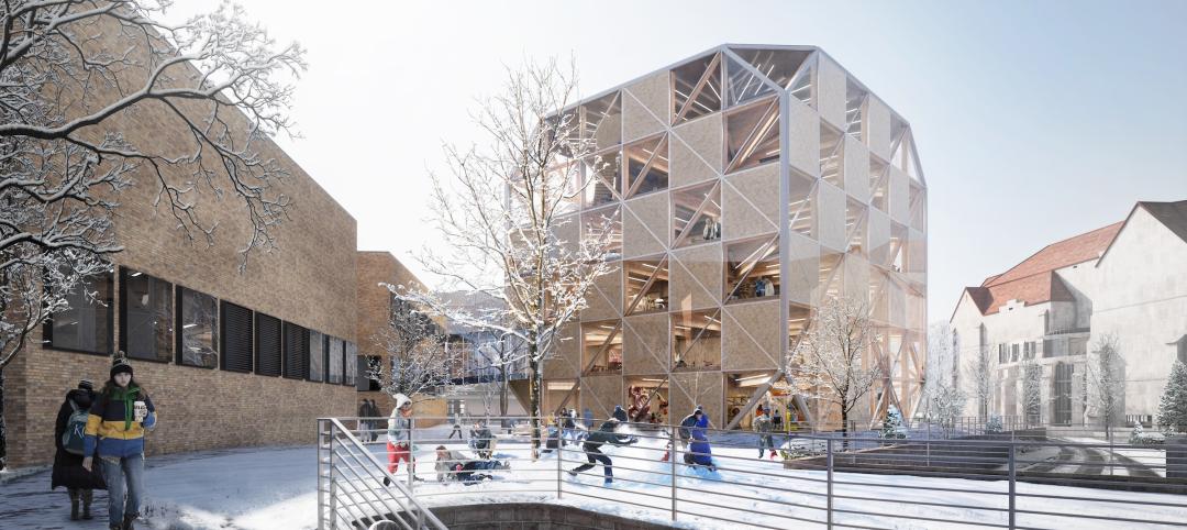 Bjarke Ingels Group designs a mass timber cube structure for the University of Kansas 