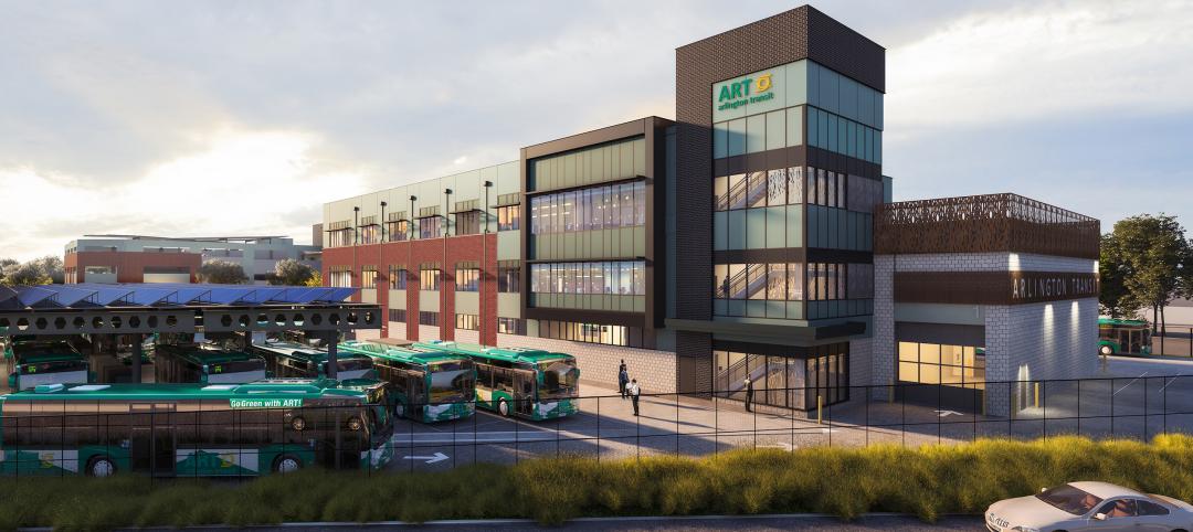 Arlington, Va., transit station will support zero emissions bus fleet Rendering: Stantec