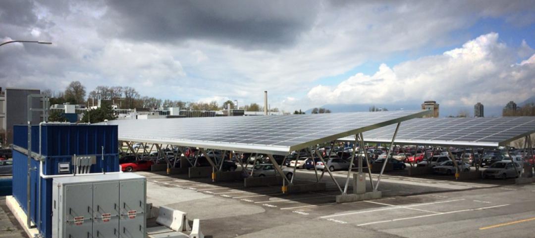 Parking with a purpose: clean cars and solar power shape new structure