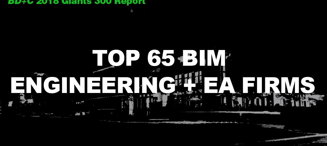 Top 65 BIM Engineering + EA Firms [2018 Giants 300 Report]