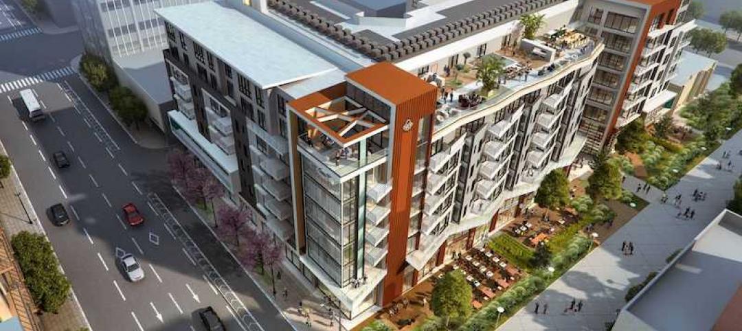A new mixed-use building in downtown Long Beach, Calif., will have 189 apartments.