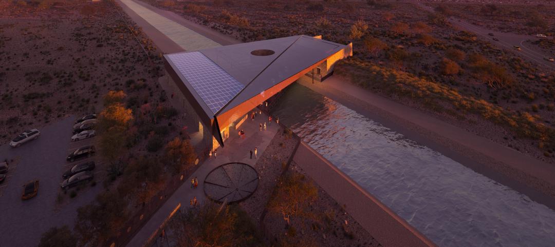 Arizona’s Water Education Center will teach visitors about water conservation and reuse strategies - Renderings courtesy Jones Studio