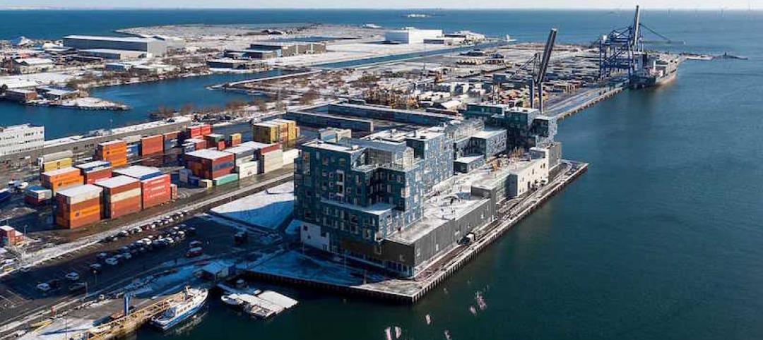 An aerial view of CIS Nordhavn