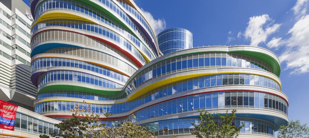 A colorful building