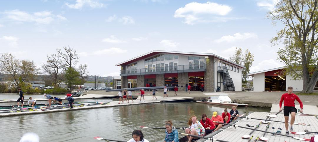 Cornell University rowing has been transformed into a waterfront campus destination. Photo courtesy HGA