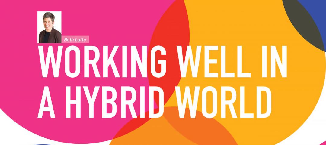 Working well in a hybrid world graphic