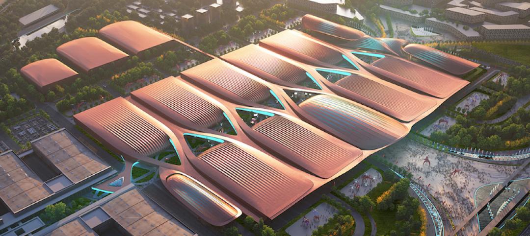 International Exhibition Centre aerial