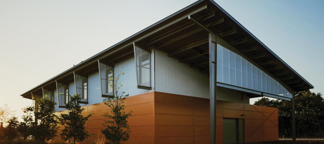 The 8,500-sf Jackson Sustainable Winery Building at the University of California