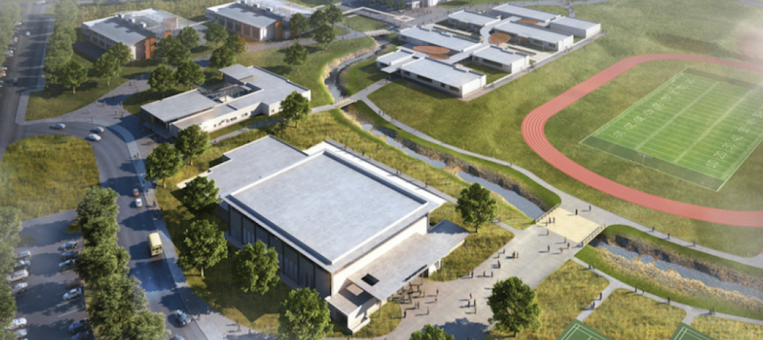 Aerial rendering of Kihei High School