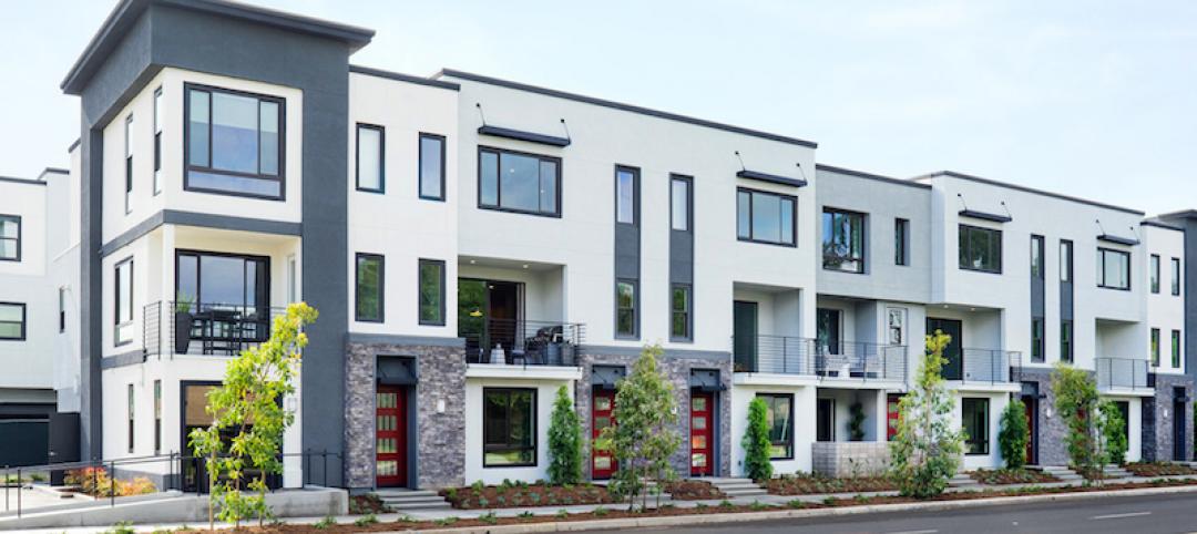 LUX luxury townhomes exterior