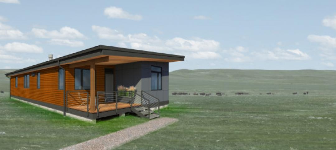 Method Homes' home design for the Fort Peck Indian Reservation.