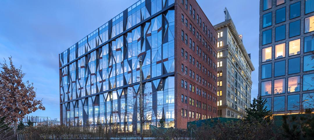 10 Jay Street’s unitized ‘sugar crystal’ façade was engineered  to withstand the water and wind from New York’s East River.