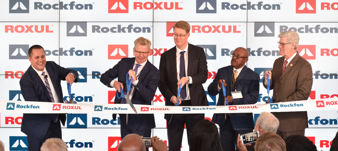 Rockfon factory in Marshall County, Miss., officially inaugurated