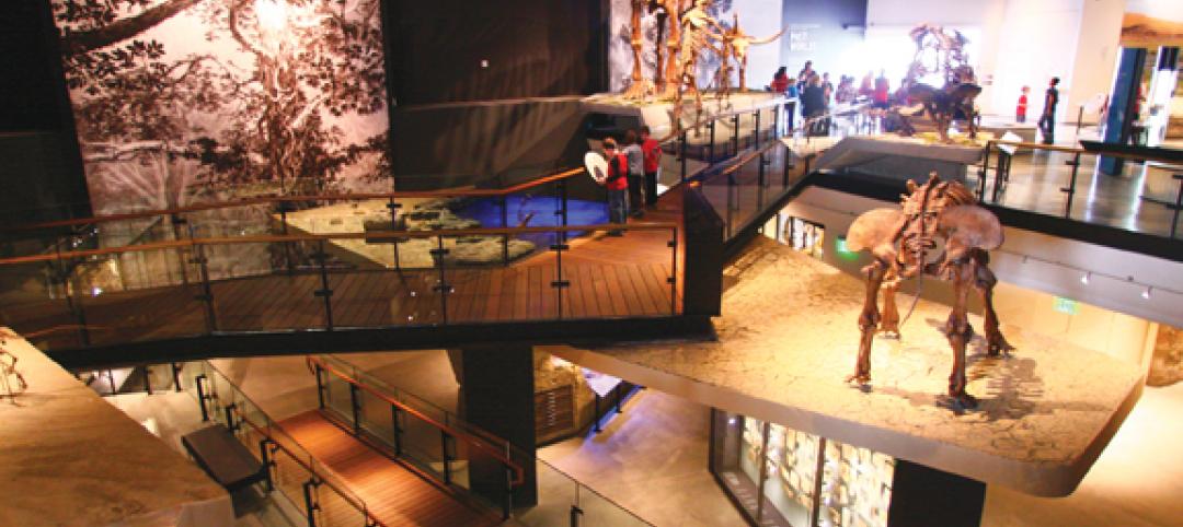 The Past Worlds Terrace at the Natural History Museum of Utah, a $103 million, 1