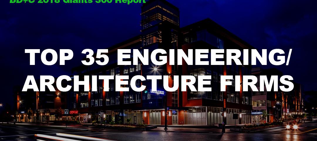 Top 35 Engineering/Architecture Firms [2018 Giants 300 Report]