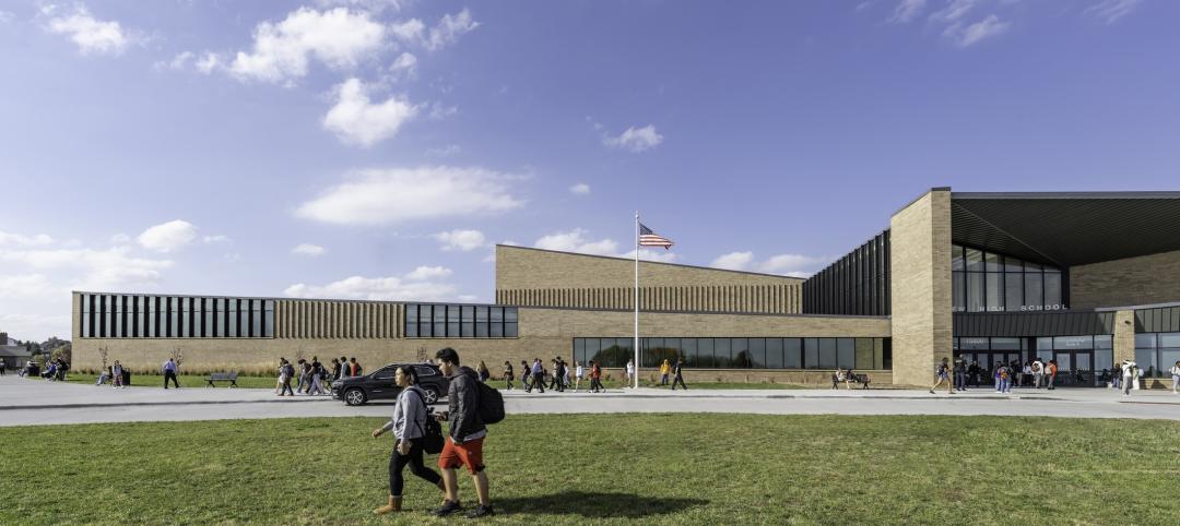 Westview High School in Omaha, Neb., includes a YMCA to share facilities and connect with the broader community Photo: James Steinkamp Photography, courtesy Perkins&Will