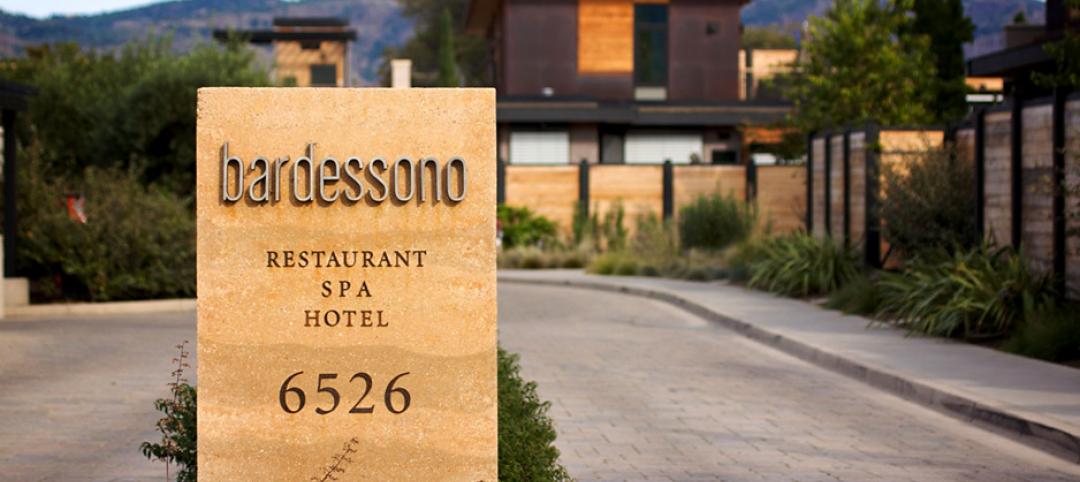 The Bardessono resort in Yountville, Calif., tops TripAdvisor's list of highly r