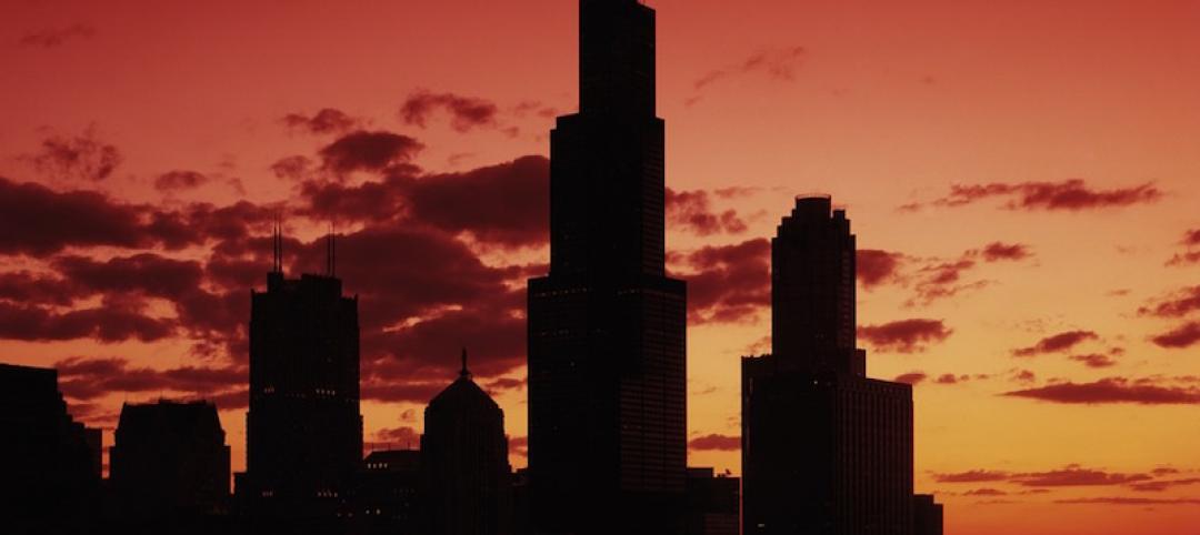 The Willis Tower at sundown