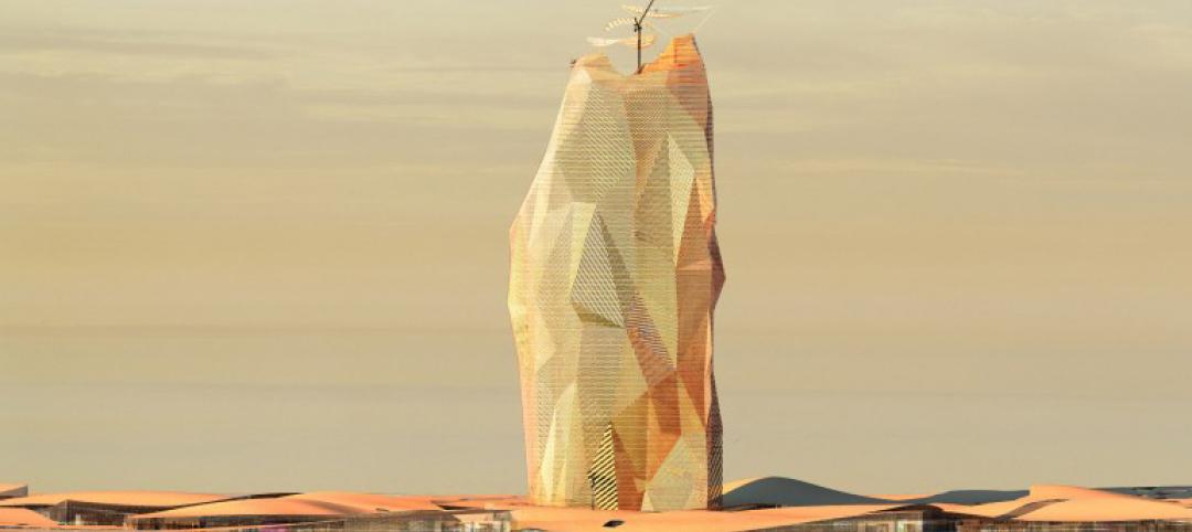 Architects propose sustainable ‘vertical city’ in Sahara