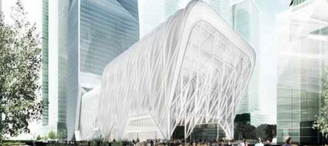 A movable shell would create temporary exhibition/performance space for NYC.