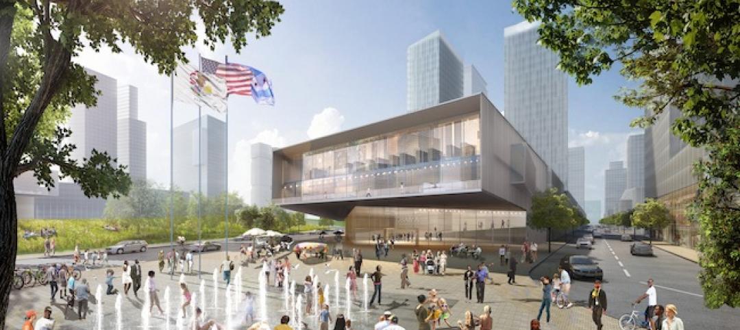HOK's proposal for the Obama Presidential Library integrates the facility into a
