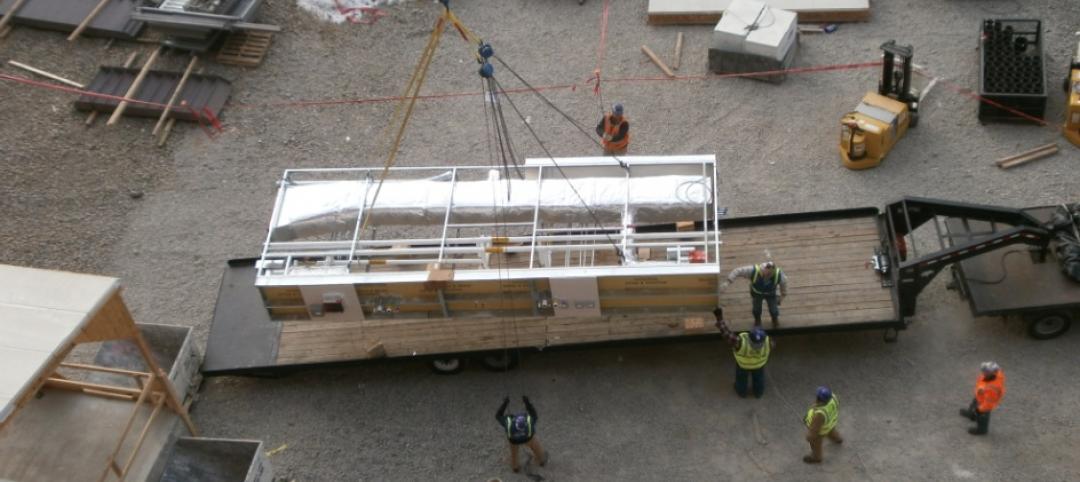 The contractor implemented advanced prefabrication measures on the 360-bed Exemp
