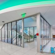 Striking Fire-Rated Glass Stairwell Boosts Wellness at Innovative Healthcare Facility