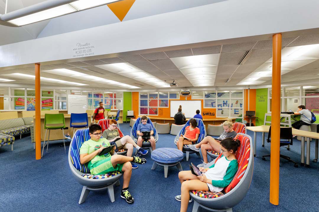 top 140 K-12 school sector architecture firms, 2019 bd+c giants 300 report, Hilliard Innovative Learning Hub 2