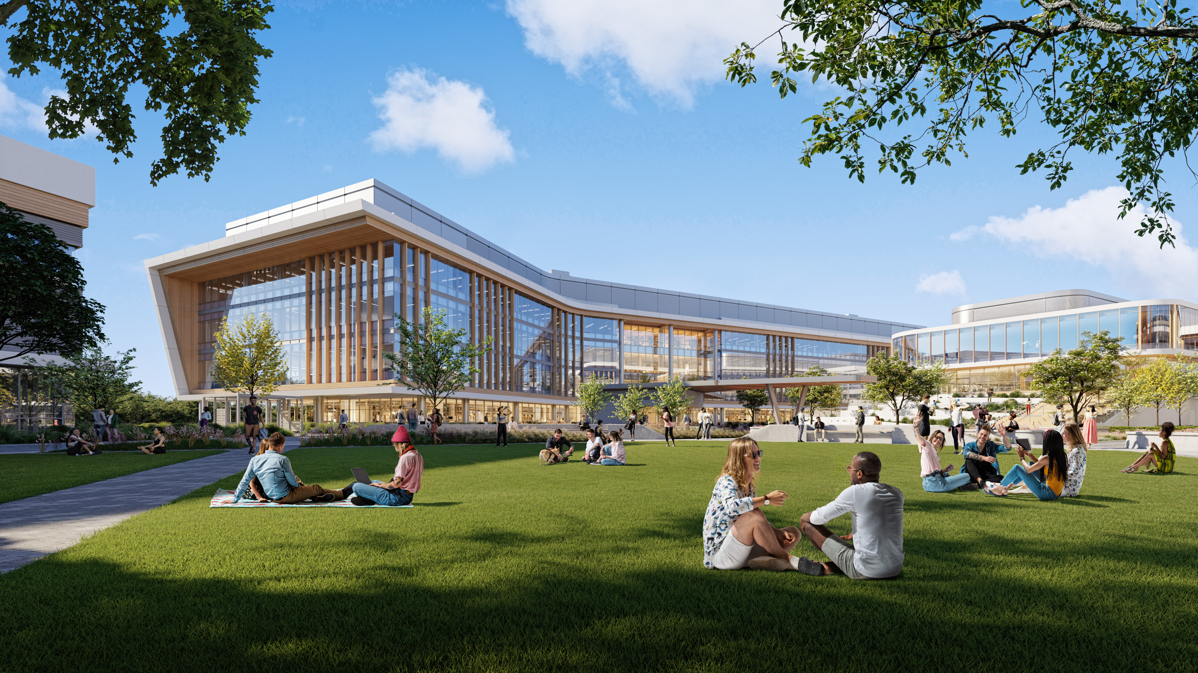 Top 80 Science + Technology Facility Construction Firms for 2023, rendering courtesy Skanska