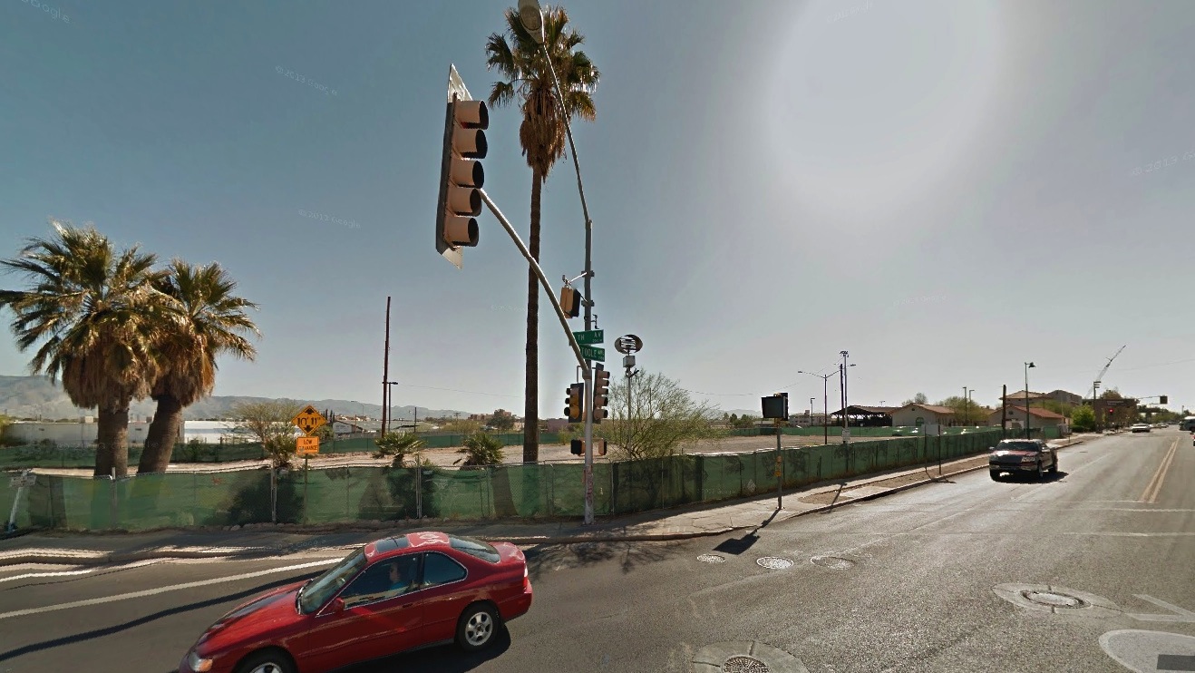 This city lot breaks numerous major rules in the code. Photo: Google Street View
