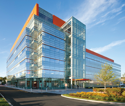 The 180,000-sf LEED Gold Genzyme Corporation Biologics Support Center in Framing