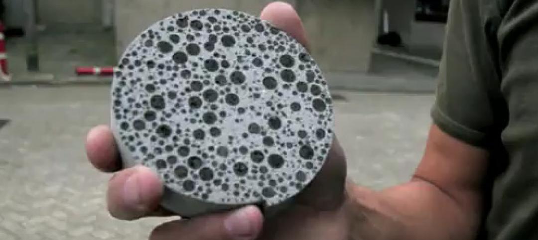 Integral bacteria make limestone when water infiltrates concrete, sealing cracks